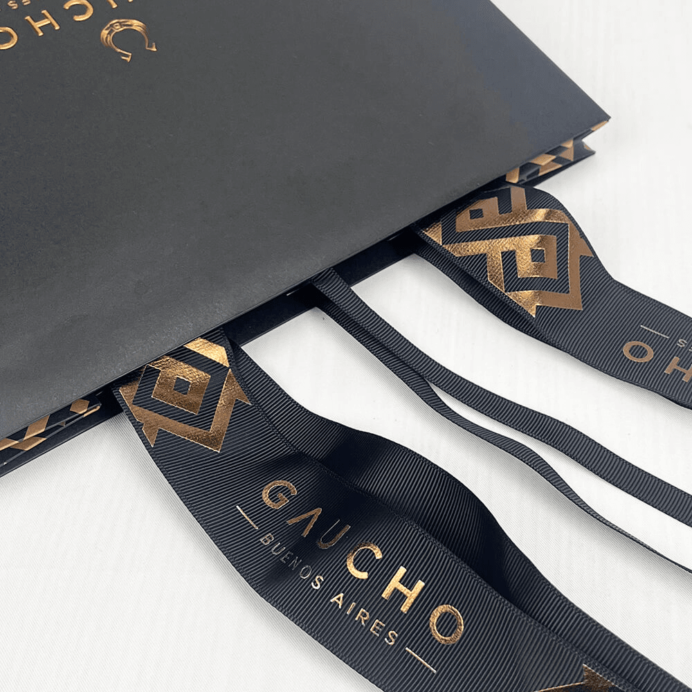 ribbon details for gift bags