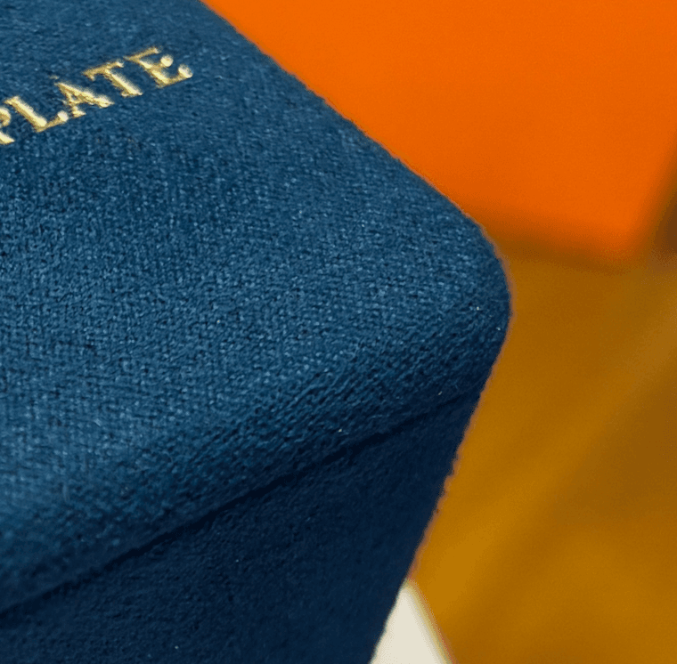 velvet detail for jewelry boxes